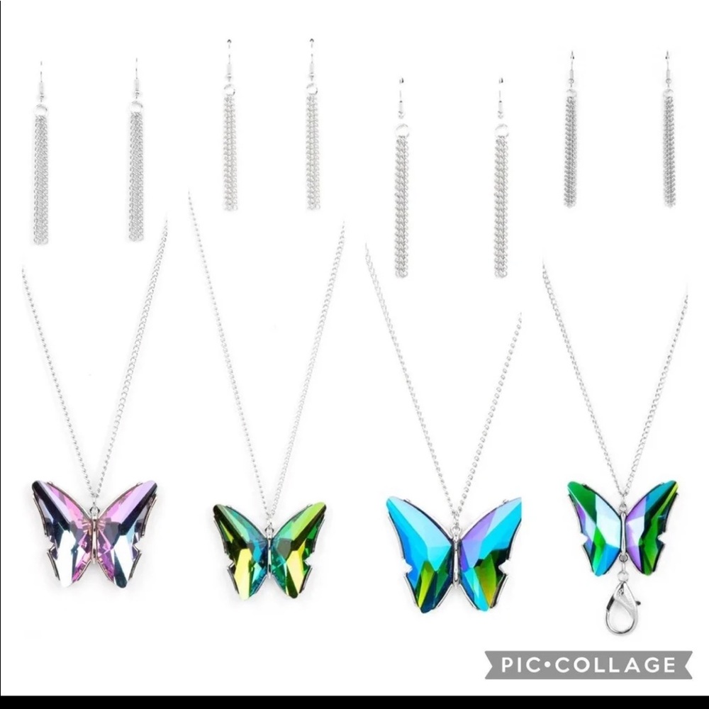Paparazzi The Social Butterfly Necklaces Bundle